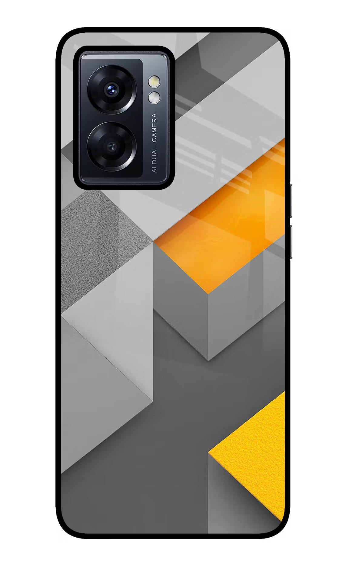Abstract Oppo K10 5G Glass Case Back Cover by Casekaro