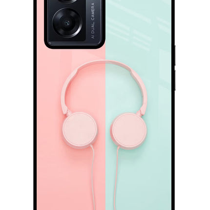 Music Lover Oppo K10 5G Glass Case Back Cover by Casekaro
