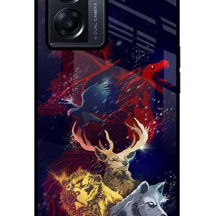 Game Of Thrones Oppo K10 5G Glass Case Back Cover by Casekaro