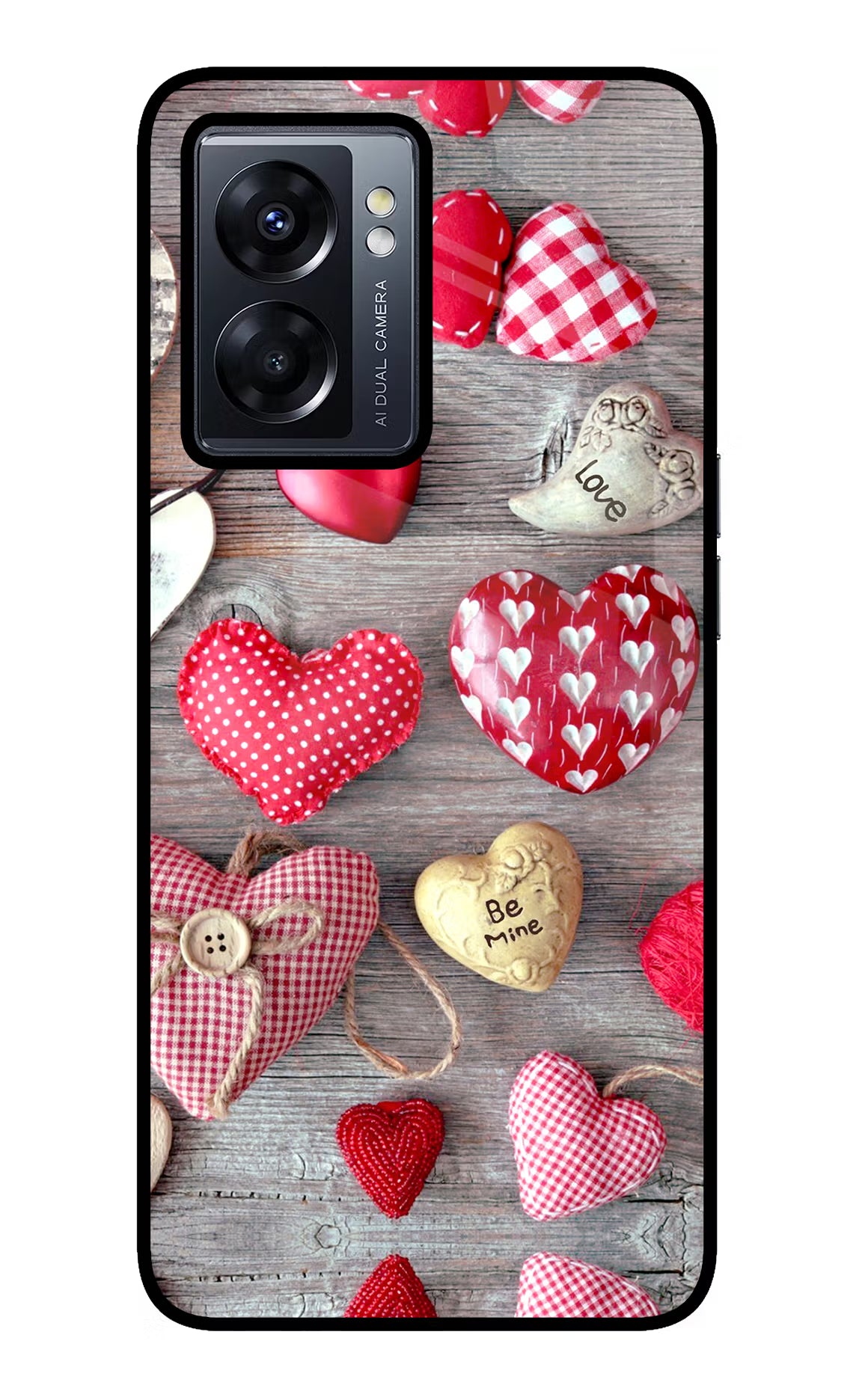 Love Wallpaper Oppo K10 5G Glass Case Back Cover by Casekaro