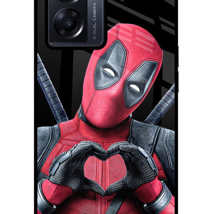 Deadpool Oppo K10 5G Glass Case Back Cover by Casekaro