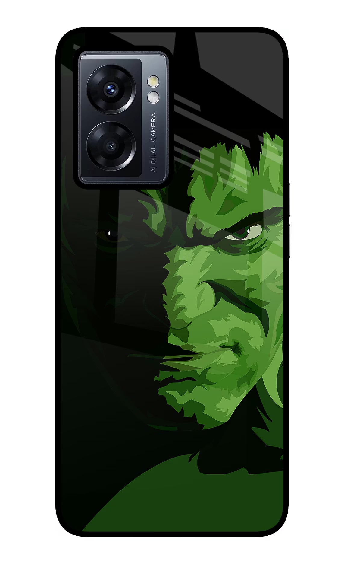 HULK Oppo K10 5G Glass Case Back Cover by Casekaro