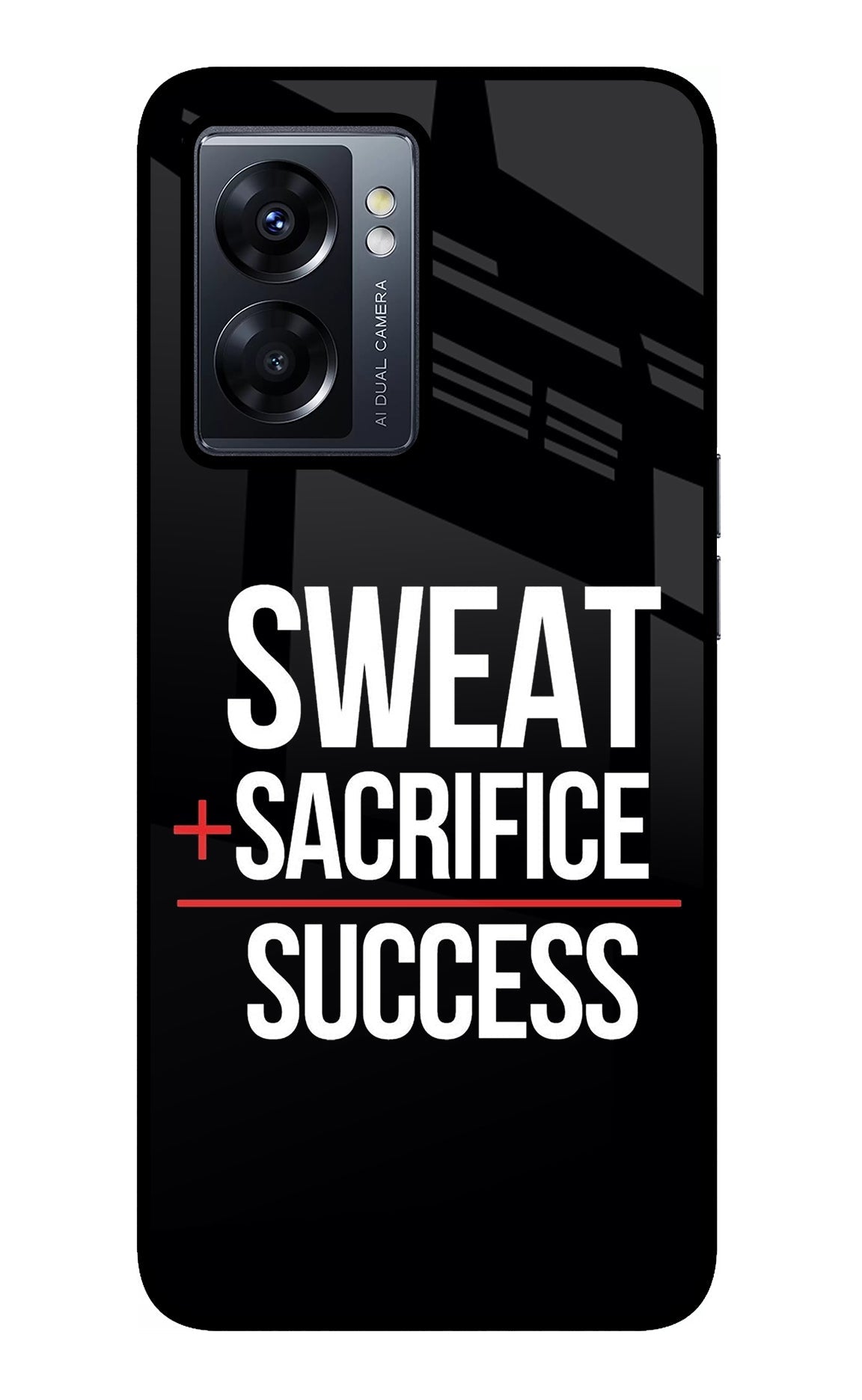 Sweat Sacrifice Success Oppo K10 5G Back Cover