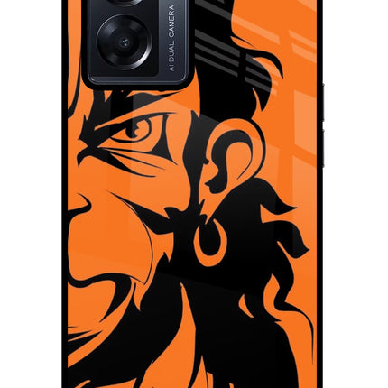Hanuman Oppo K10 5G Glass Case Back Cover by Casekaro