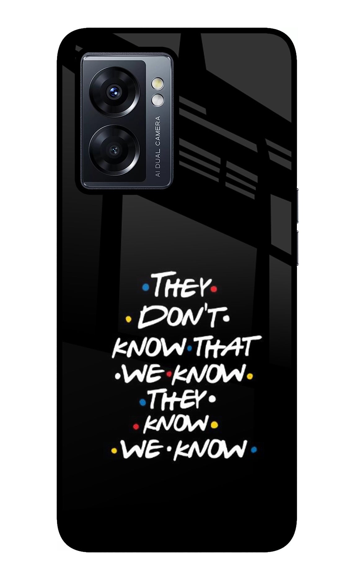 FRIENDS Dialogue Oppo K10 5G Back Cover