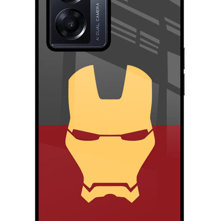 Ironman Oppo K10 5G Glass Case Back Cover by Casekaro