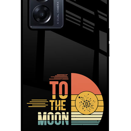 To the Moon Oppo K10 5G Glass Case Back Cover by Casekaro
