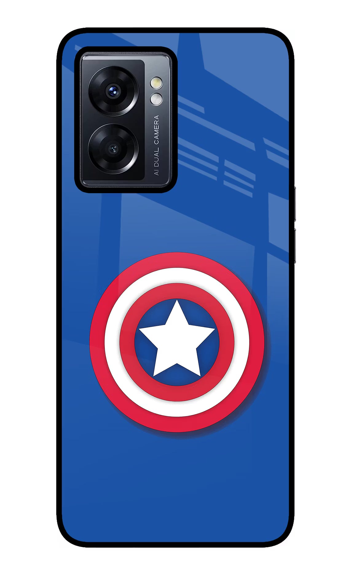 Shield Oppo K10 5G Glass Case Back Cover by Casekaro