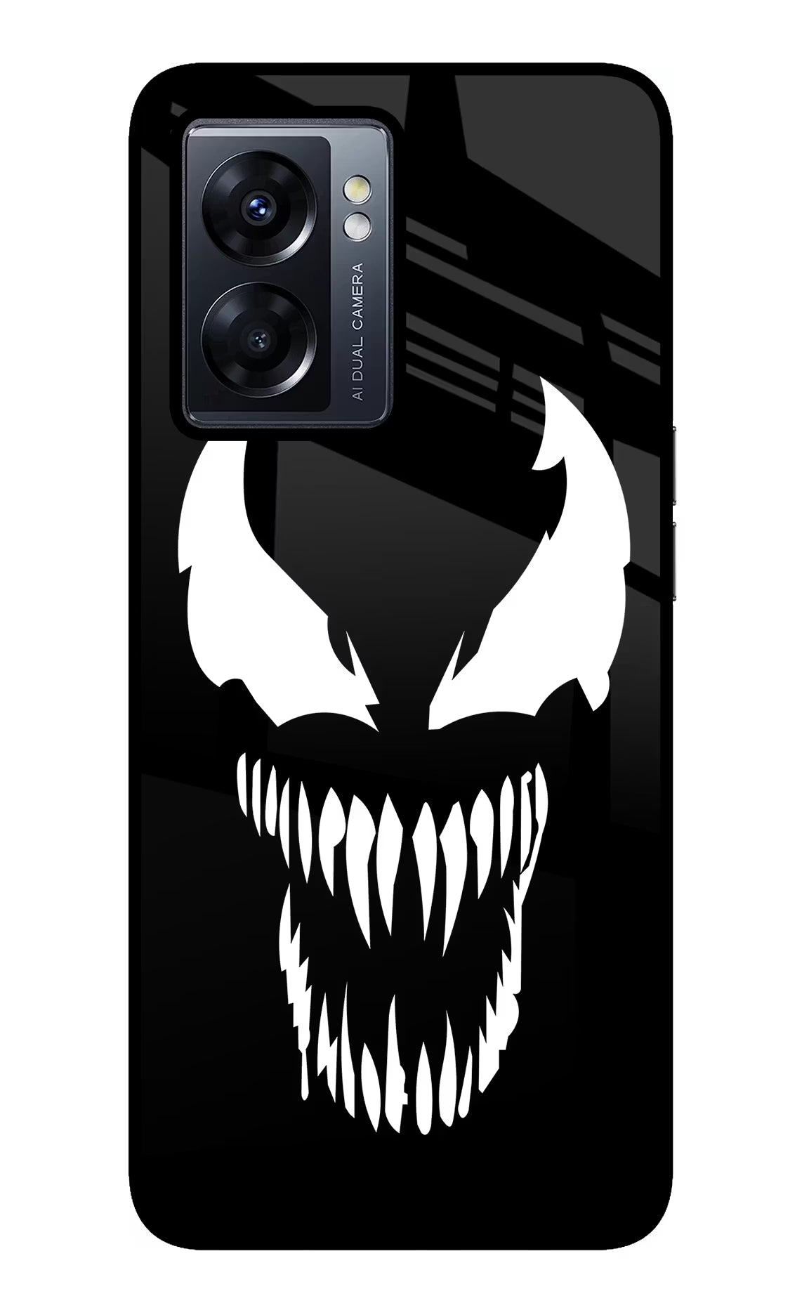 Venom Oppo K10 5G Glass Case Back Cover by Casekaro