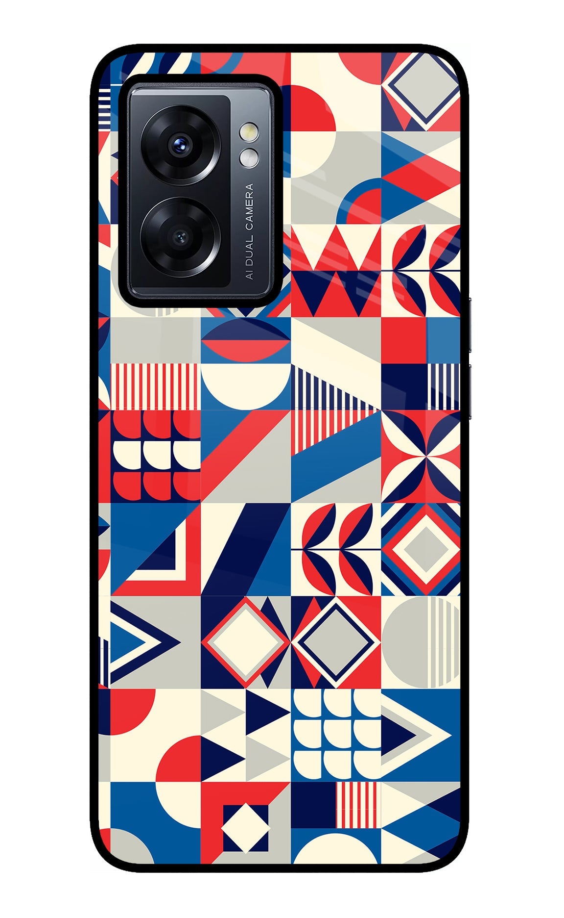 Colorful Pattern Oppo K10 5G Back Cover