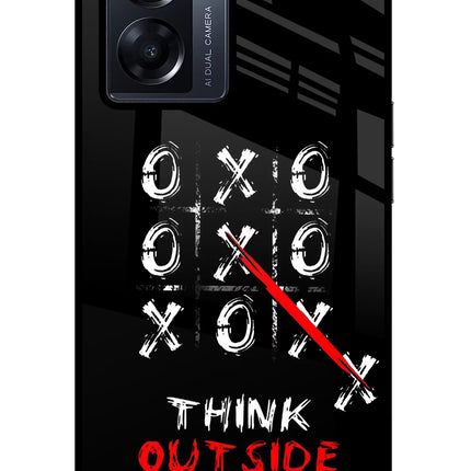 Think out of the BOX Oppo K10 5G Glass Case Back Cover by Casekaro