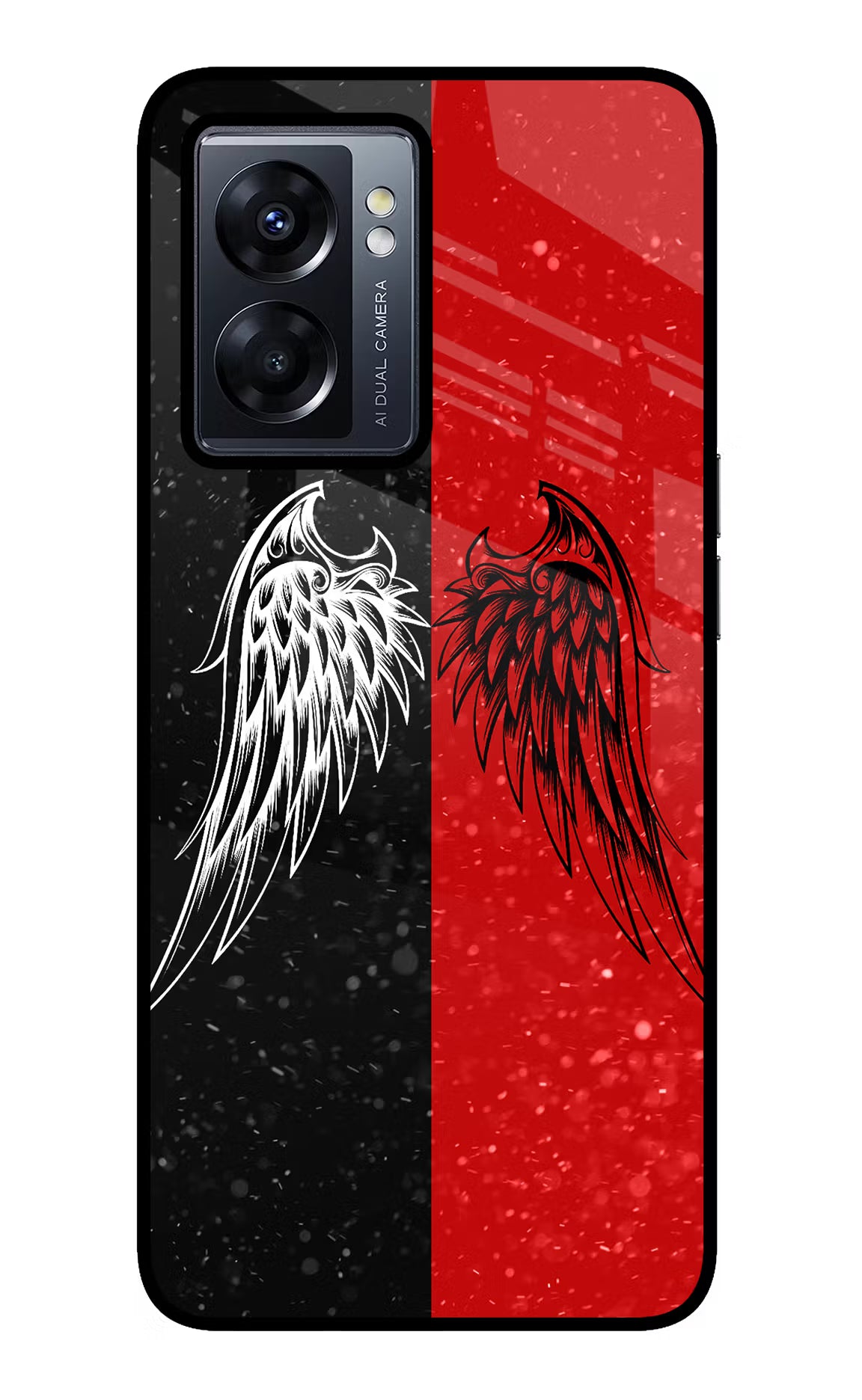 Wings Oppo K10 5G Glass Case