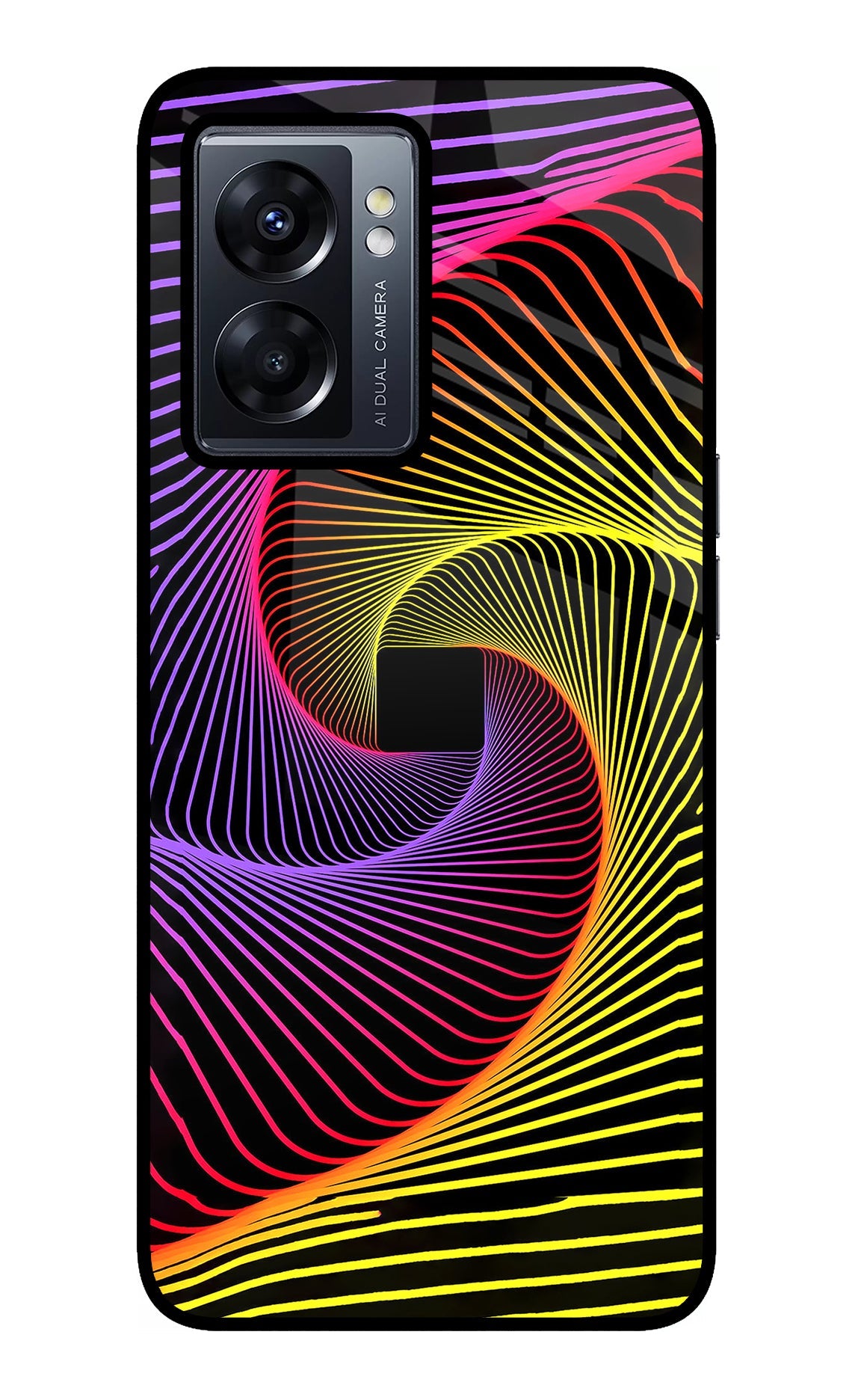 Colorful Strings Oppo K10 5G Glass Case