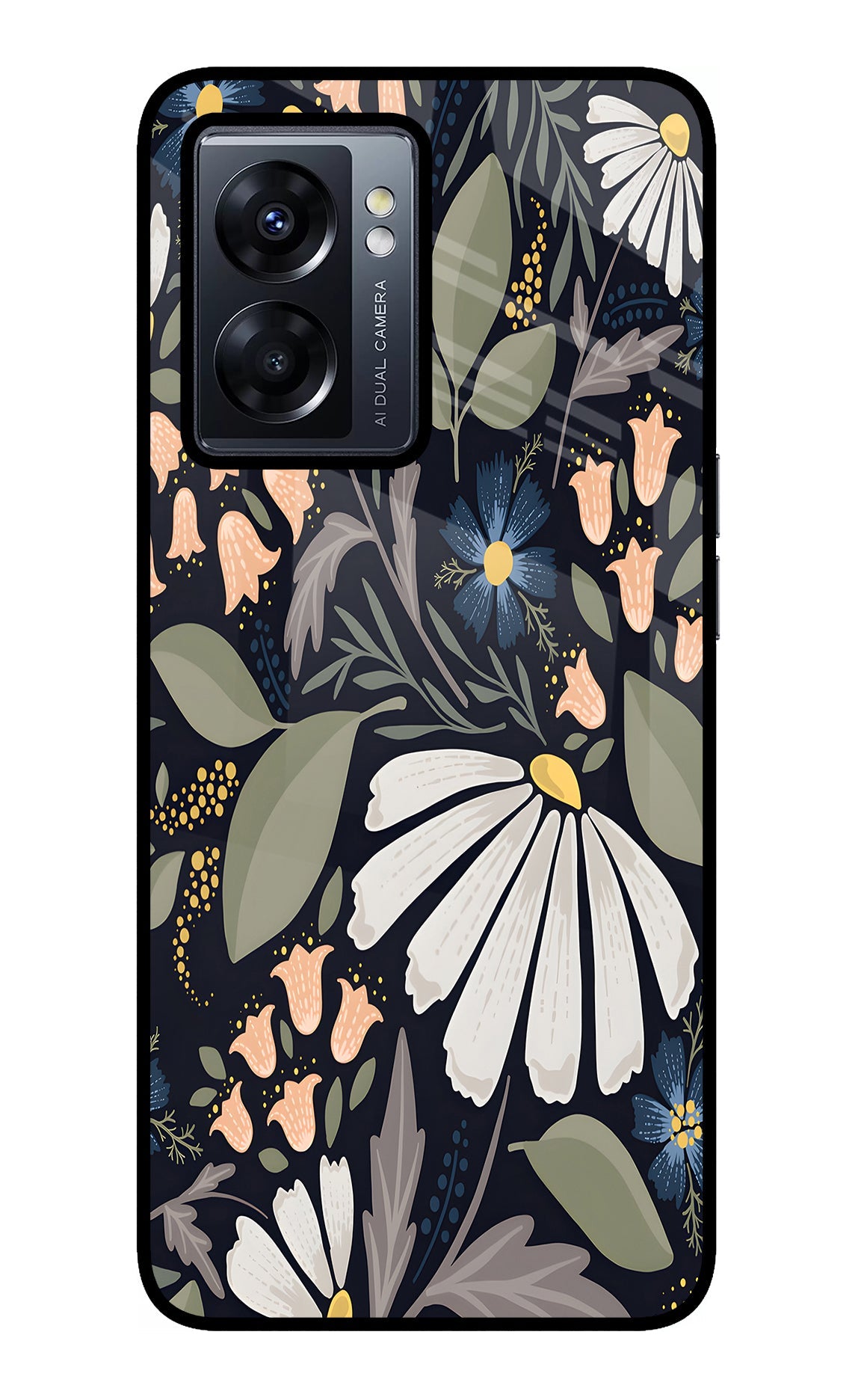 Flowers Art Oppo K10 5G Back Cover