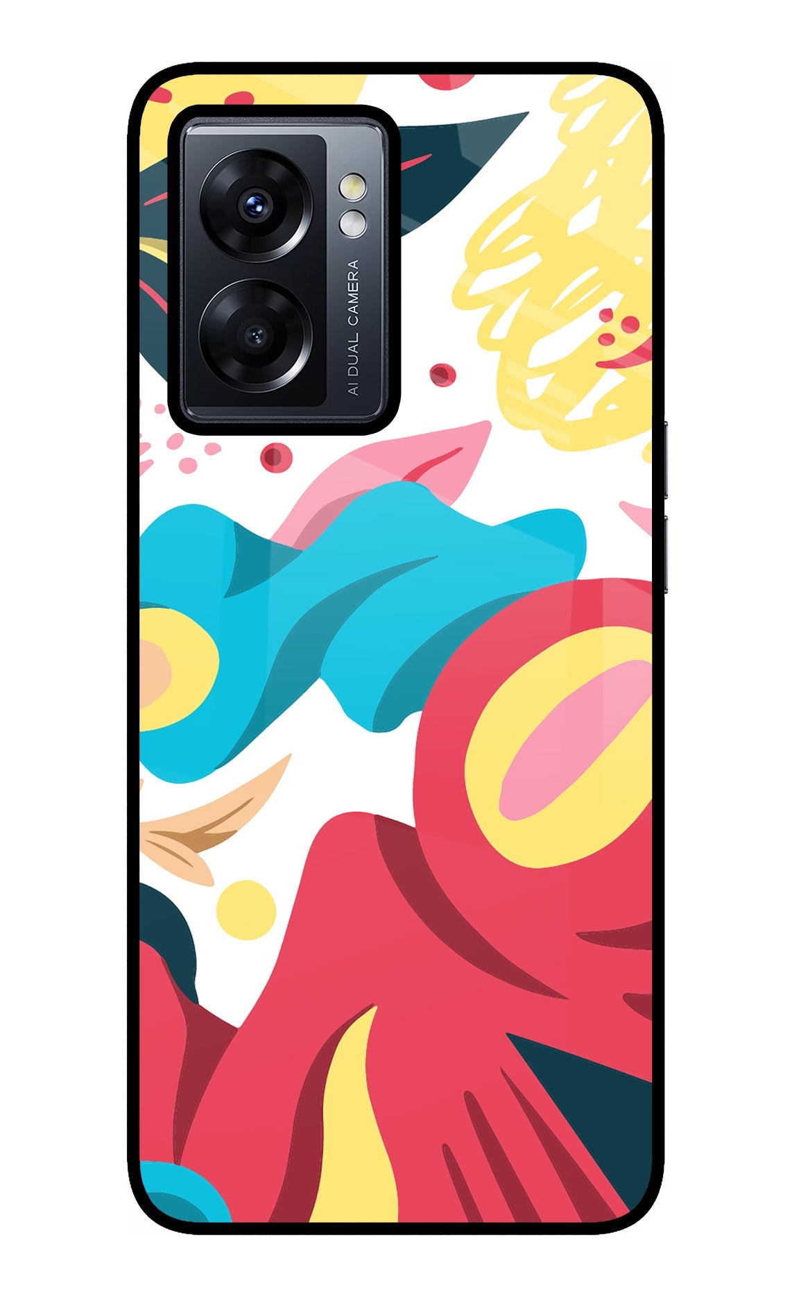 Trippy Art Oppo K10 5G Glass Case