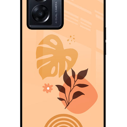 Bohemian Art Oppo K10 5G Glass Case Back Cover by Casekaro