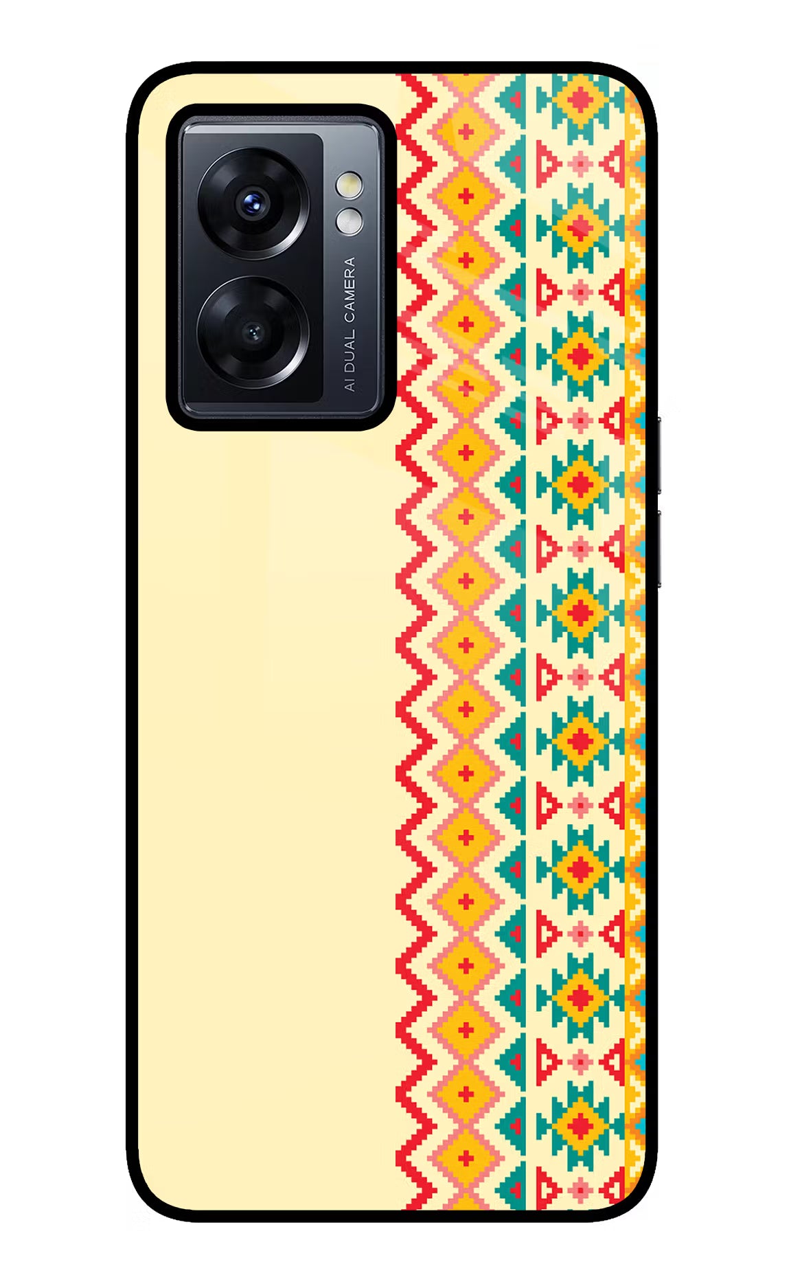 Ethnic Seamless Oppo K10 5G Glass Case