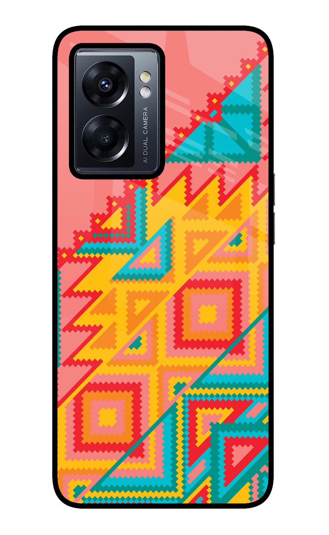 Aztec Tribal Oppo K10 5G Glass Case