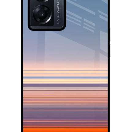 Morning Colors Oppo K10 5G Glass Case Back Cover by Casekaro