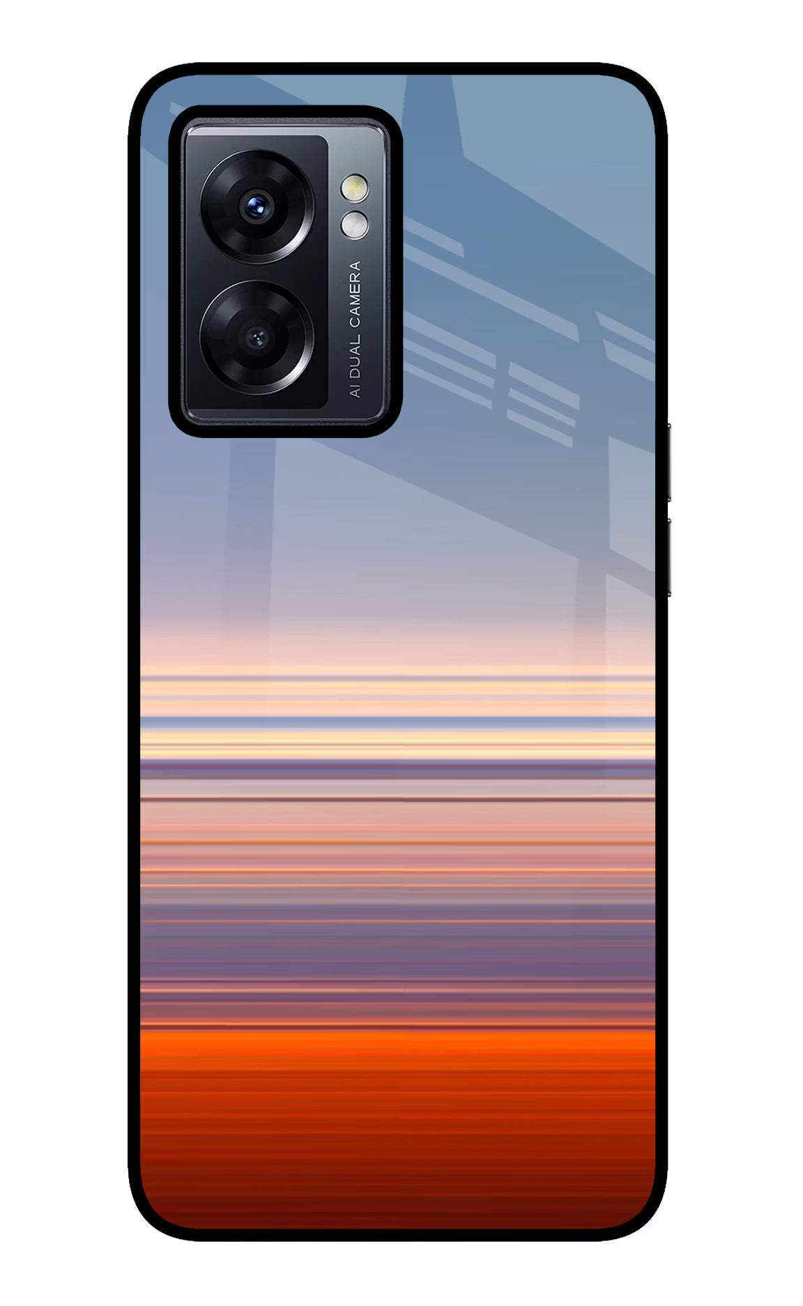 Morning Colors Oppo K10 5G Glass Case Back Cover by Casekaro