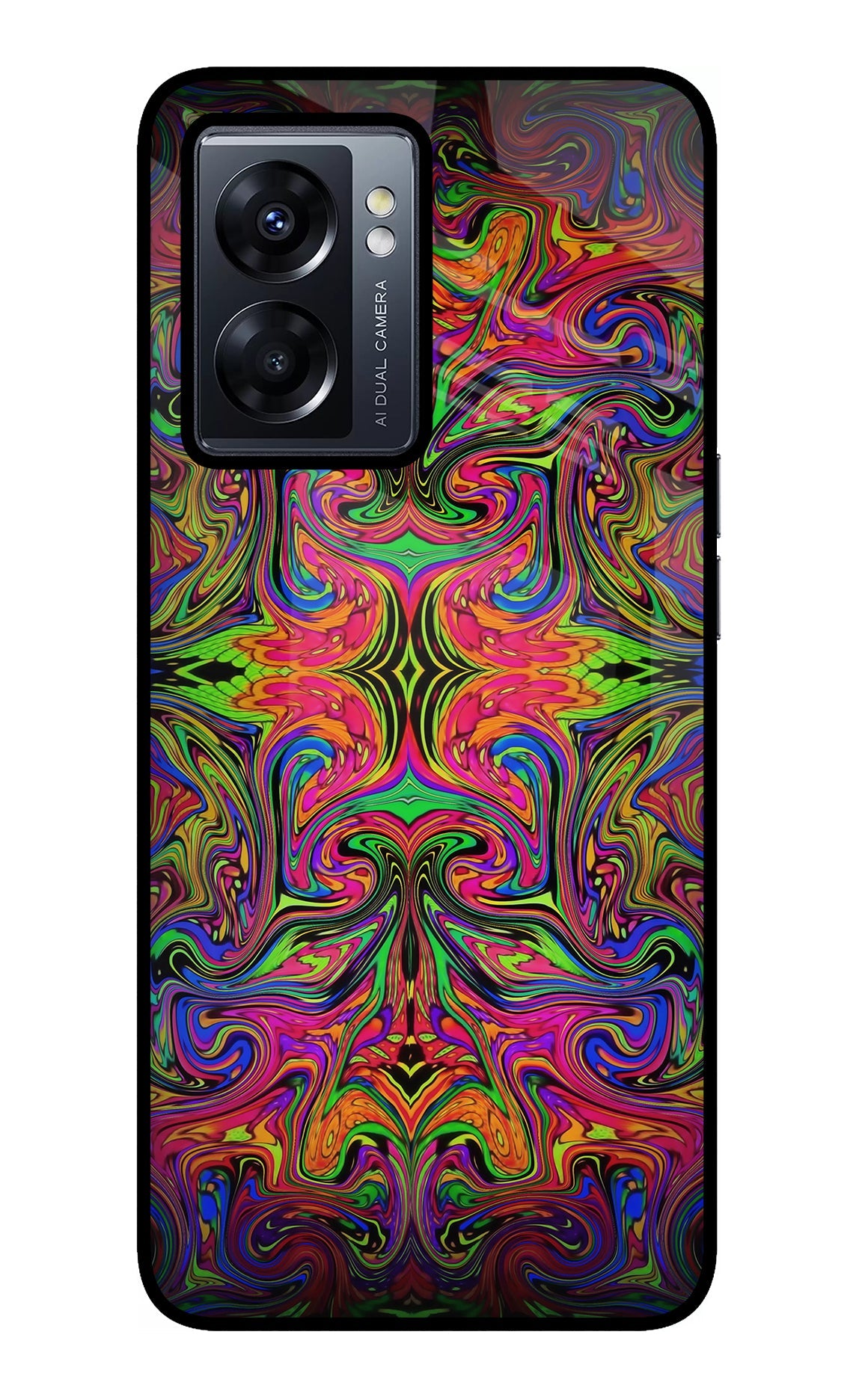 Psychedelic Art Oppo K10 5G Glass Case