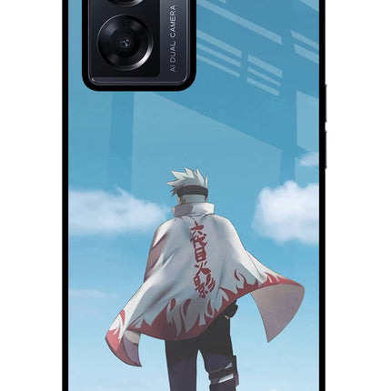 Kakashi Oppo K10 5G Glass Case Back Cover by Casekaro