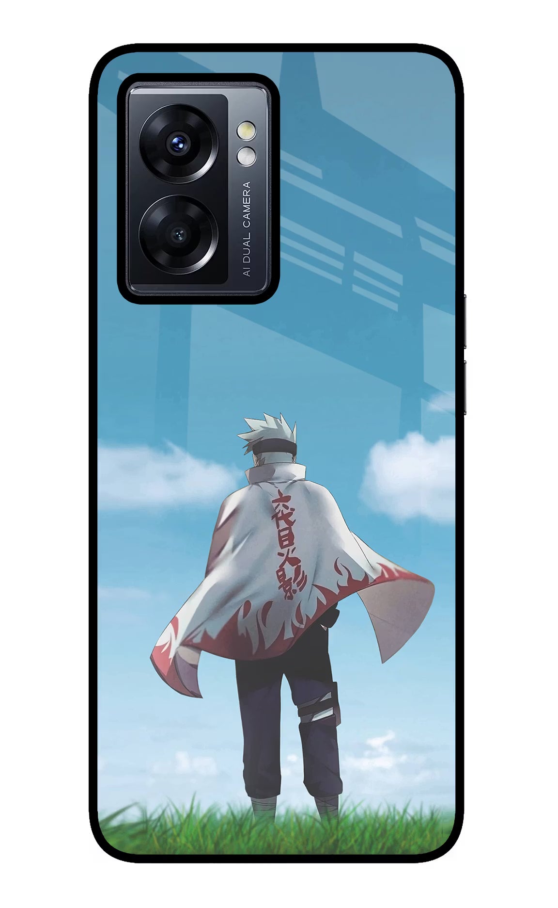 Kakashi Oppo K10 5G Glass Case Back Cover by Casekaro
