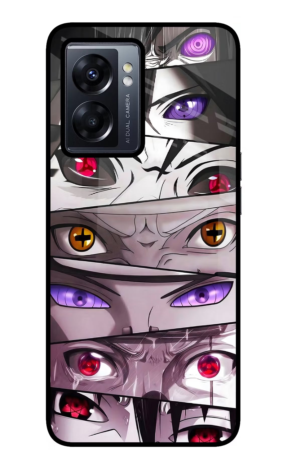 Naruto Anime Oppo K10 5G Glass Case Back Cover by Casekaro