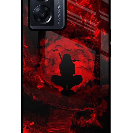 Itachi Uchiha Oppo K10 5G Glass Case Back Cover by Casekaro