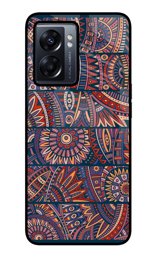 African Culture Design Oppo K10 5G Glass Case