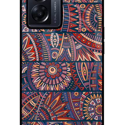 African Culture Design Oppo K10 5G Glass Case Back Cover by Casekaro