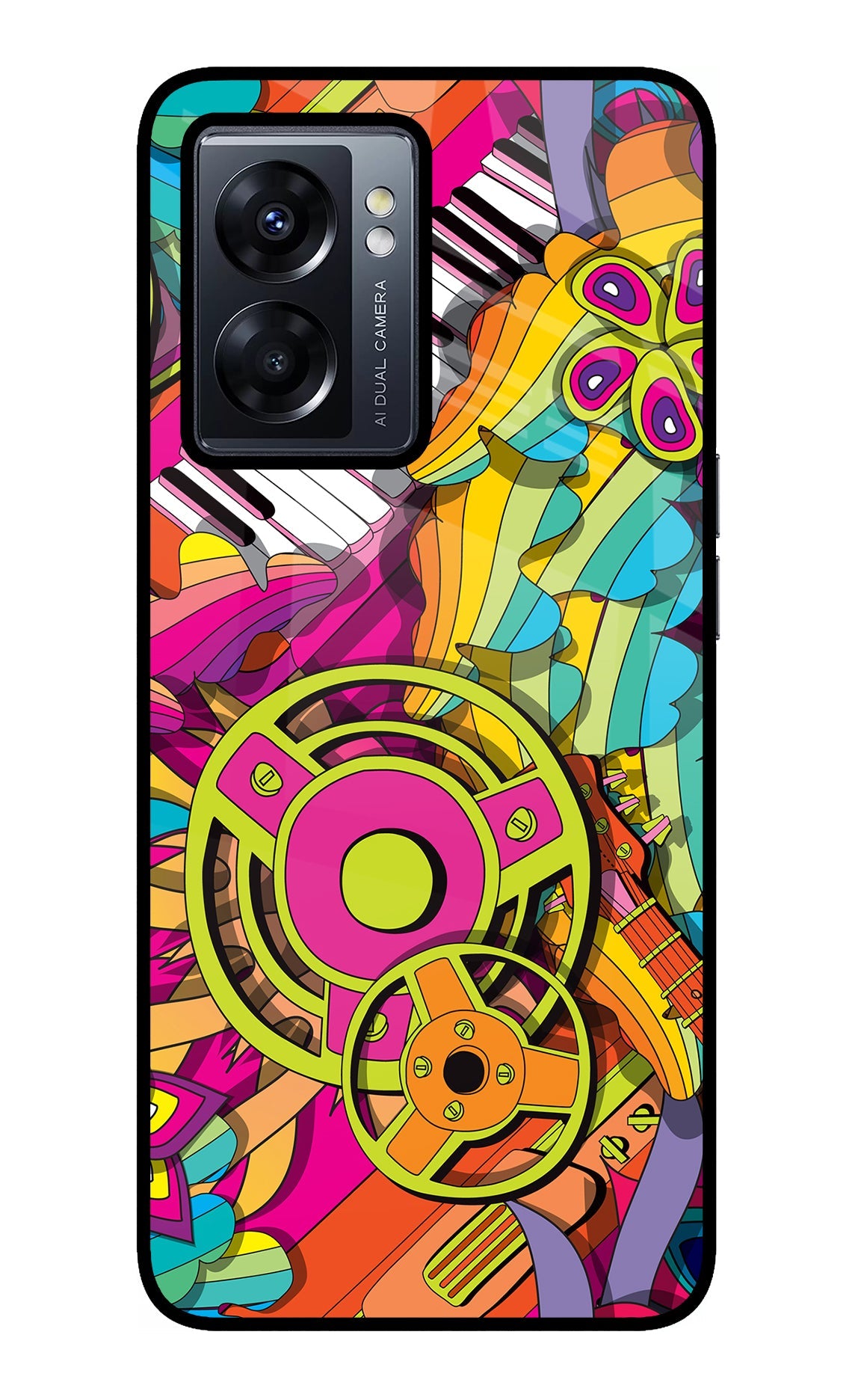 Music Doodle Oppo K10 5G Back Cover