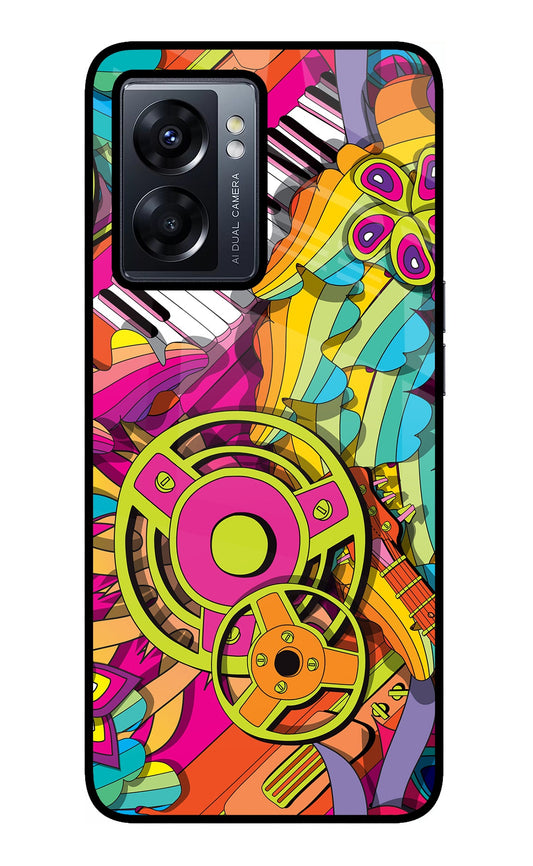 Music Doodle Oppo K10 5G Glass Case