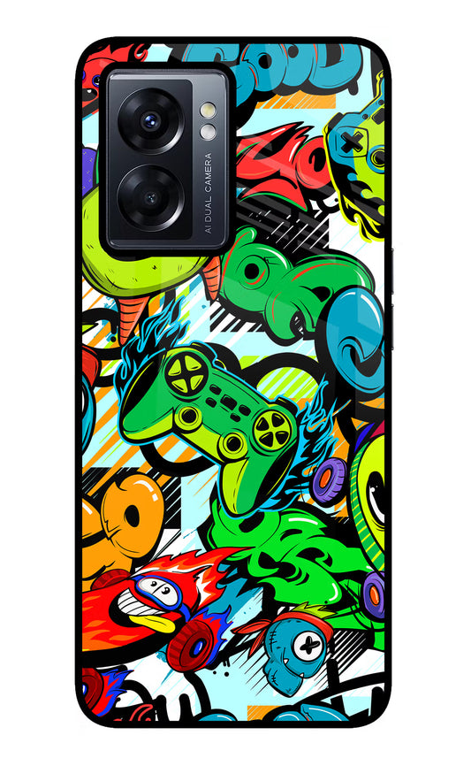 Game Doodle Oppo K10 5G Glass Case
