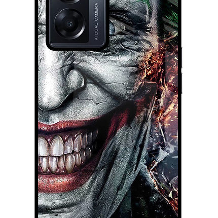 Joker Cam Oppo K10 5G Glass Case Back Cover by Casekaro