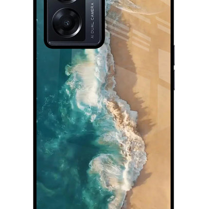 Ocean Beach Oppo K10 5G Glass Case