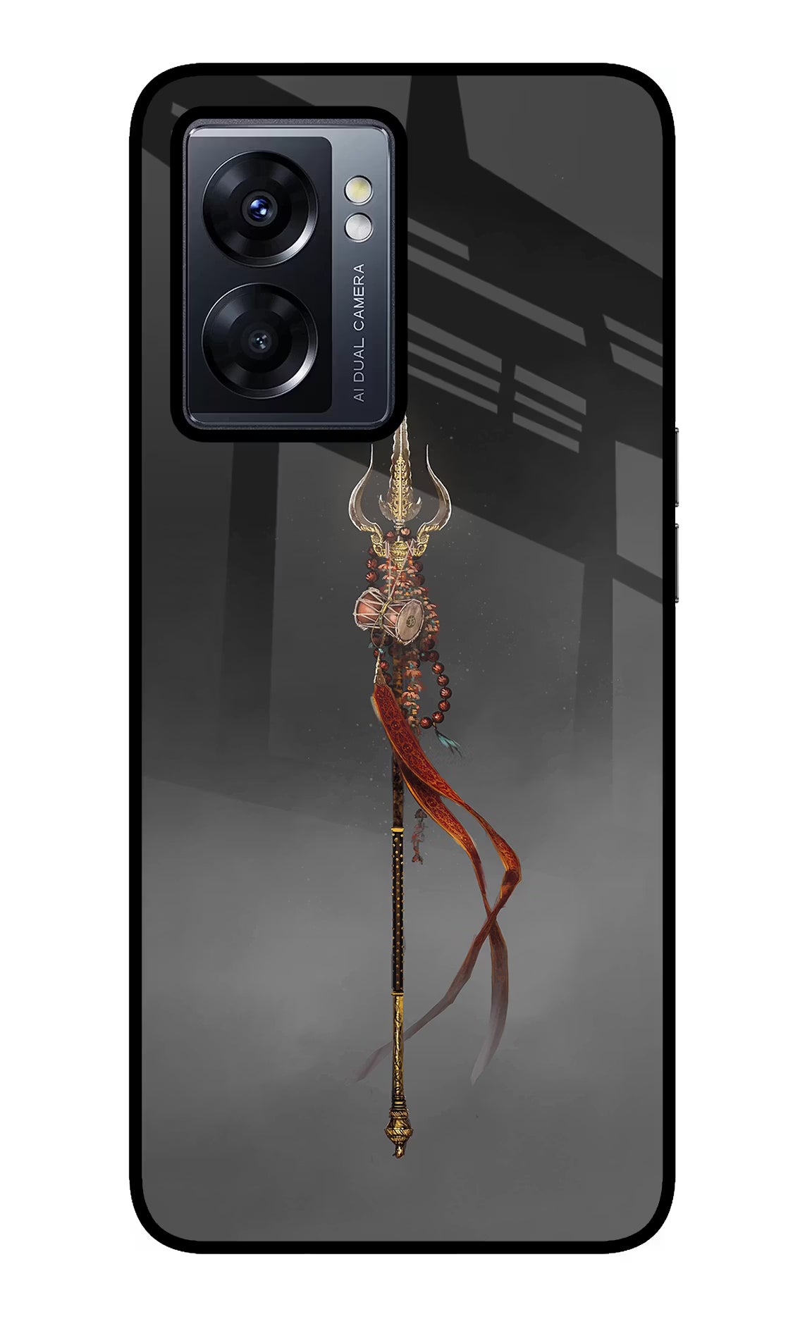 Shiv Trishul Oppo K10 5G Glass Case Back Cover by Casekaro