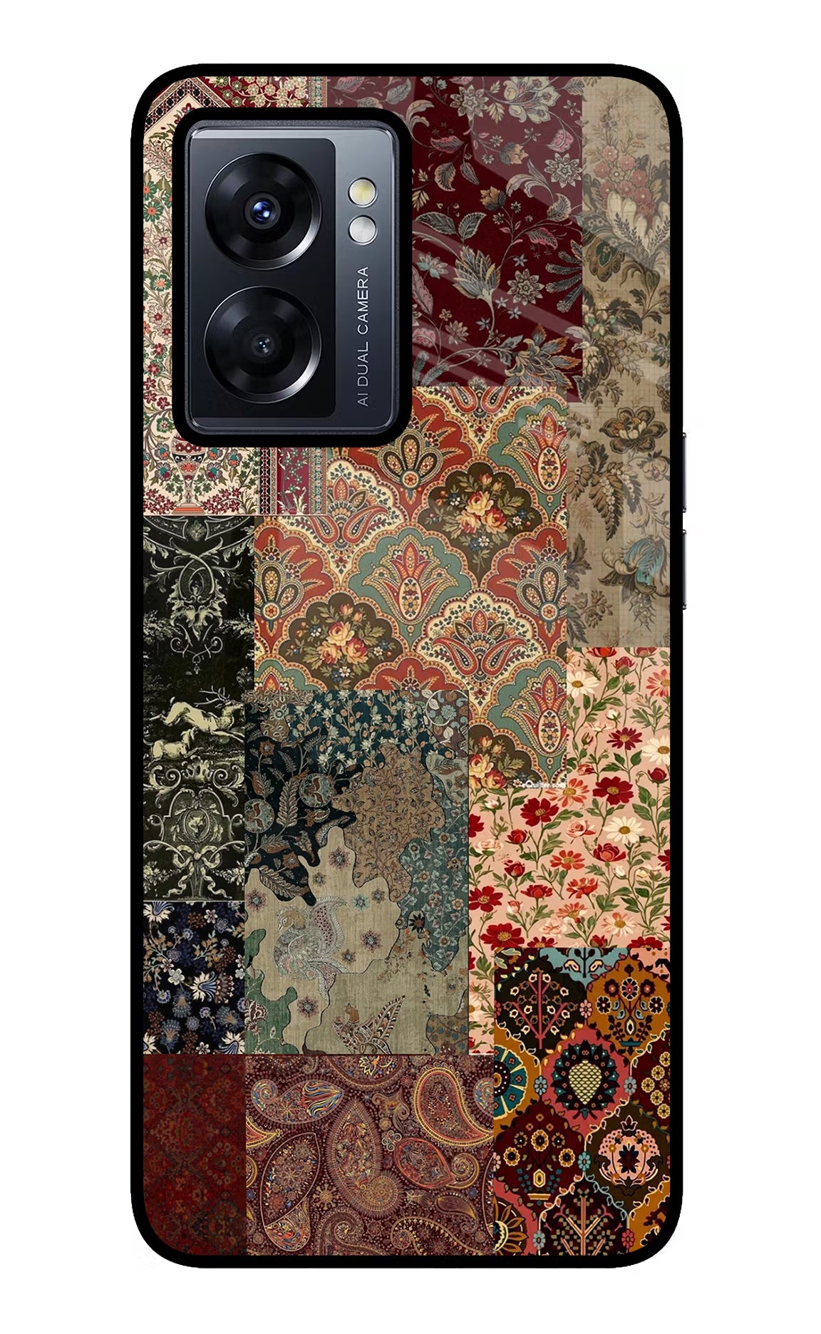 Desi Print Oppo K10 5G Glass Case Back Cover by Casekaro
