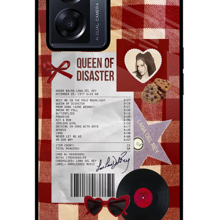 Queen of Disaster Oppo K10 5G Glass Case