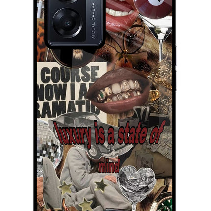 Luxury Oppo K10 5G Glass Case Back Cover by Casekaro