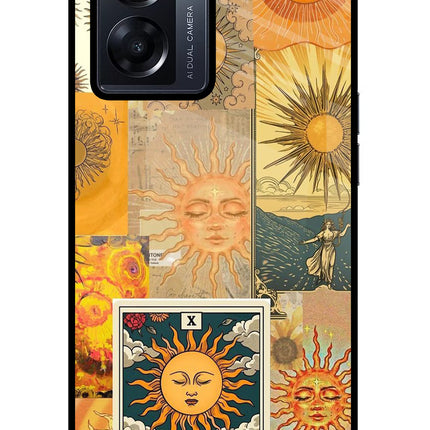 Sun Oppo K10 5G Glass Case Back Cover by Casekaro