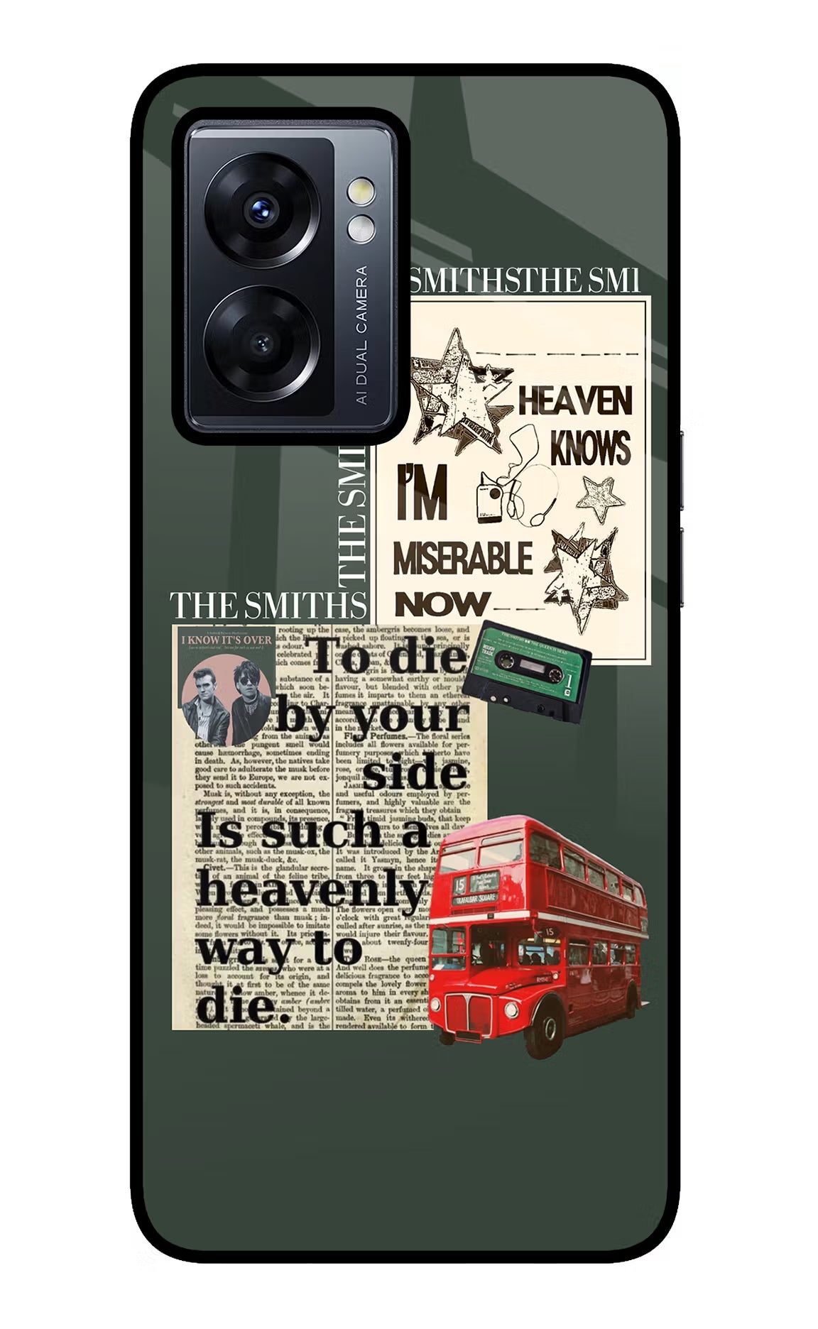 The Smiths Oppo K10 5G Glass Case Back Cover by Casekaro