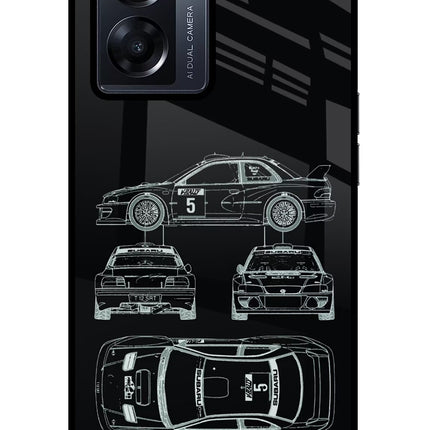WRC'99 Oppo K10 5G Glass Case Back Cover by Casekaro