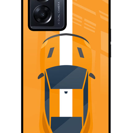 Highway Pursuit Oppo K10 5G Glass Case Back Cover by Casekaro