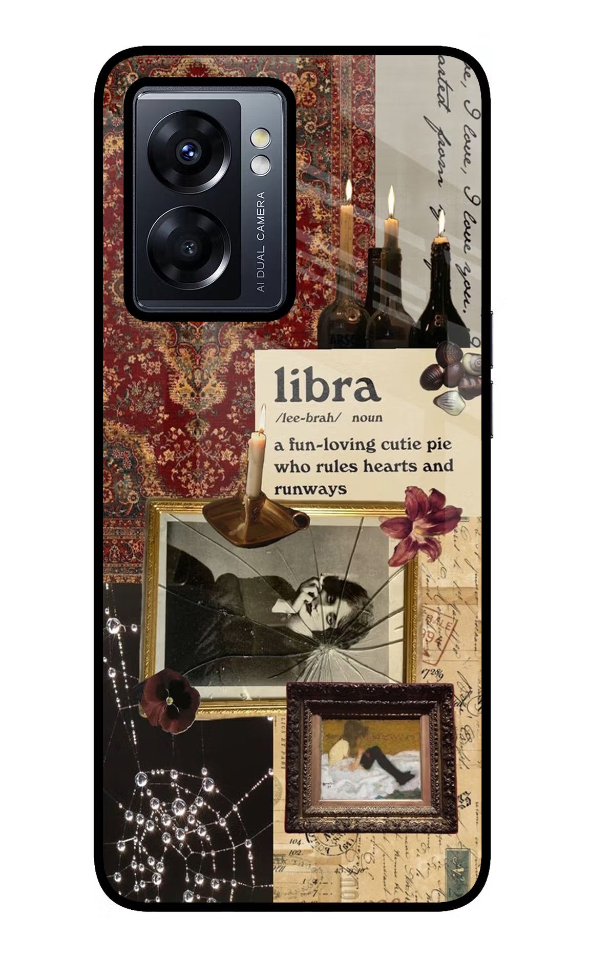 Libra Zodiac Oppo K10 5G Glass Case Back Cover by Casekaro