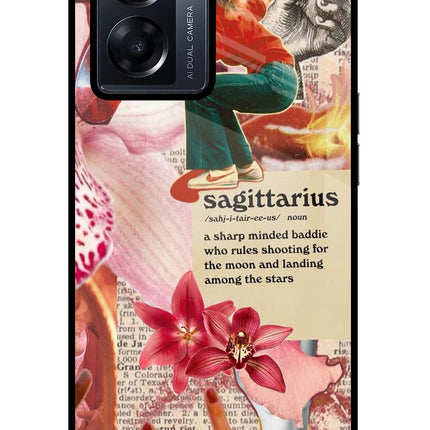 Sagittarius Zodiac Oppo K10 5G Glass Case Back Cover by Casekaro
