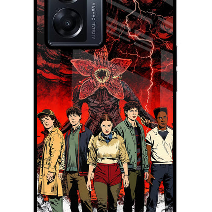 Ordinary Things Characters Oppo K10 5G Glass Case Back Cover by Casekaro