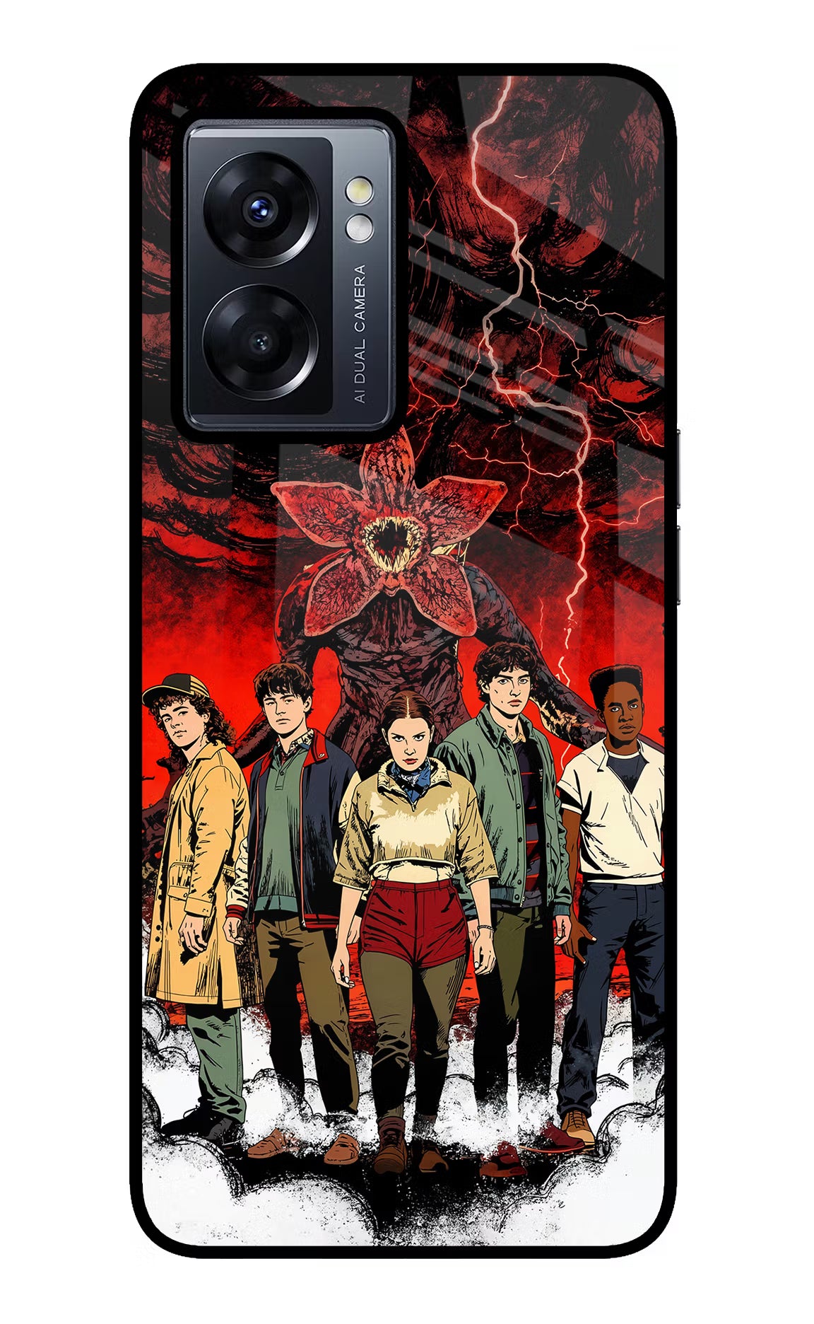 Ordinary Things Characters Oppo K10 5G Glass Case Back Cover by Casekaro