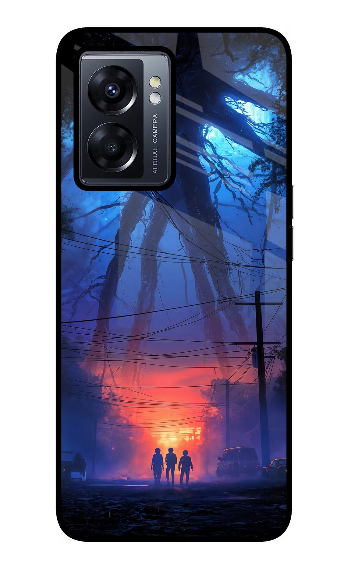 Ordinary Things Shadow Oppo K10 5G Glass Case Back Cover by Casekaro
