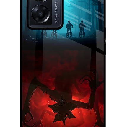 Ordinary Things Downside Up Oppo K10 5G Glass Case Back Cover by Casekaro